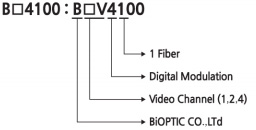 Digital Modulation Video Channel (1,2,4) BiOPTIC Co.，LTd